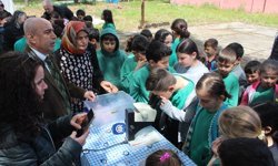 Samsun'da 'Doğada Denge Üründe Kalite Projesi' kapsamında doğaya uğur böcekleri salındı