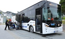 Samsun'da engelsiz turizm otobüsü hizmete sunuldu