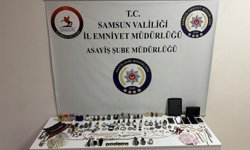 Samsun'da evlerden hırsızlık yapan zanlı yakalandı