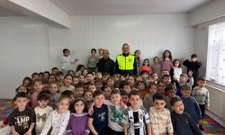 Samsun'da minik öğrencilere trafik eğitimi verildi