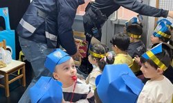 Samsun'da minikler 'Küçük Polisler' etkinliğiyle mesleği tanıdı