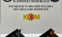 Samsun'da silah kaçakçılığı operasyonunda 2 zanlı yakalandı