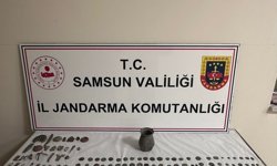 Samsun'da tarihi eser operasyonunda 2 zanlı yakalandı