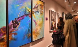 Samsun'da 'Transhüman-izm' sergisi sanatseverlerin beğenisine sunuldu