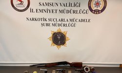 Samsun'da uyuşturucu ve silah operasyonunda 1 şüpheli gözaltına alındı