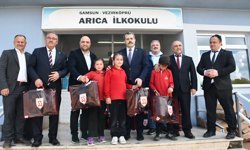 Samsunspor Voleybol Akademi Vezirköprü'de öğrencilerle buluştu