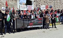 Sinop'ta İsrail'in Filistinli esirleri hedef alan 'idam yasası' protesto edildi