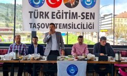 Taşova'da Türk Eğitim-Sen üyeleri buluştu