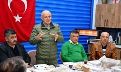 Terme Belediye Başkanı Kul, Yunus Emre Mahallesi'nde esnafla bir araya geldi