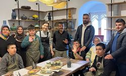 Tokat'ta otizmli çocuklar seramik çalışması yaptı