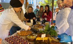 Trabzon'a yurt dışından gelen ekibe Karadeniz yemekleri tanıtıldı