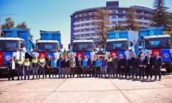 Trabzon'da Büyükşehir Belediyesi araç filosunu güçlendiriyor