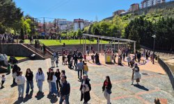 Trabzon'da çocuklar Macera Parkı'nda yoğunluk oluşturdu