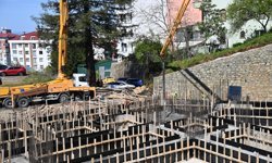 Trabzon'da inşa edilecek caminin temeli törenle atıldı