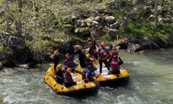 Trabzon'da 'Nehir Rehberliği ve Rafting Eğitimi' düzenlendi