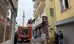 Vezirköprü'de bir evde çıkan yangın söndürüldü