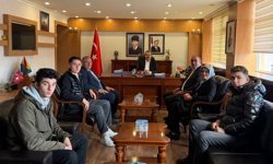 Vezirköprü'den Viyana'ya mesleki eğitim stajına gideceklerden Kaymakam Kaya'ya ziyaret