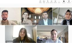 Yeşilay Samsun Şubesi ile genel merkezleri arasında çevrim içi toplantı yapıldı