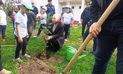 Yeşilyurt'ta fidan dikim etkinliği düzenlendi