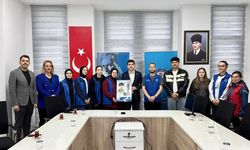 Alaçam'da Gençlik Haftası kapsamında Kaymakam Kayabaşı'na ziyaret