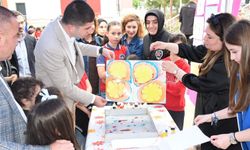 Alaçam'da resim ve el sanatları sergisi düzenlendi