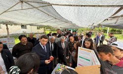 Almus Kaymakamı Çömen, TÜBİTAK Bilim Fuarını ziyaret etti