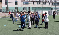 Amasya'da Dünya Çocuk Atletizm Günü şenliği yapıldı