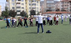 Amasya'da öğrenciler için spor etkinliği düzenlendi