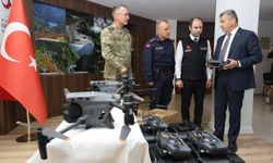 Artvin'de termal destekli dronlar güvenlik birimlerine teslim edildi