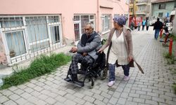 Bacağı ampute edilen 63 yaşındaki engelliye en anlamlı bayram hediyesi