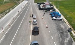 Bayburt'ta jandarma ekiplerinden bayram denetimi