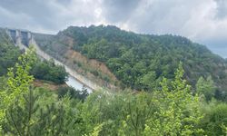 Bolu Köprübaşı Barajı'nda kontrollü su salımı sürüyor