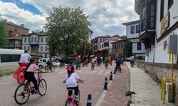 Boyabat'ta bisiklet turu yapıldı