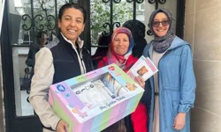 Çorum'da anne ve bebeklere evde destek