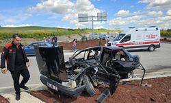Çorum'da Hamamözü Kaymakamı kullandığı otomobille kaza yaptı, 5 kişi yaralandı