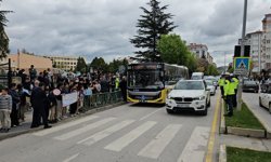 Çorum'da Trafik Haftası etkinliğinde öğrencilere kurallar anlatıldı