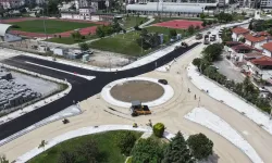 Denizli'de riskli kavşakta güvenli ulaşım adımı