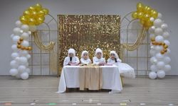 Gümüşhacıköy'de 4-6 yaş Kur'an kursu öğrencilerinden yılsonu etkinliği düzenlendi