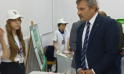 Havza Vakıfbank Atatürk Ortaokulu 4006 TÜBİTAK Bilim Fuarı ve resim sergisi açıldı