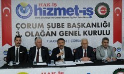 Hizmet-İş Sendikası Çorum Şubesi 3. Olağan Genel Kurulu yapıldı