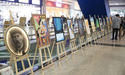 Kastamonu'da özel gereksinimli bireylerin yaptığı resimlerden oluşan sergi açıldı