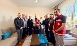 Kaymakam Mustafa Ayvat'tan şehit annelerine Anneler Günü ziyareti