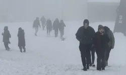 Kocaeli'de Kuzuyayla'da bahar ortasında kar sürprizi