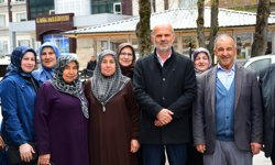 Ladik Belediye Başkanı Adnan Topal hacı adaylarını yolcu etti