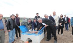 Merzifon'da basınçlı sulama tesisi hizmete açıldı