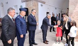 Merzifon'da bayramlaşma töreni yapıldı