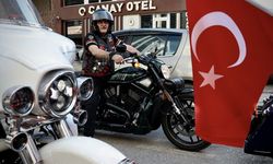 Motosiklet tutkunları '19 Mayıs' için Samsun'da tur attı