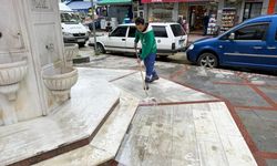 Rize'de bayram öncesi temizlik çalışmaları devam ediyor