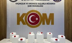 Samsun'da 40 litre etil alkol ele geçirildi