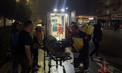 Samsun'da devrilen motosikletteki 2 kişi yaralandı